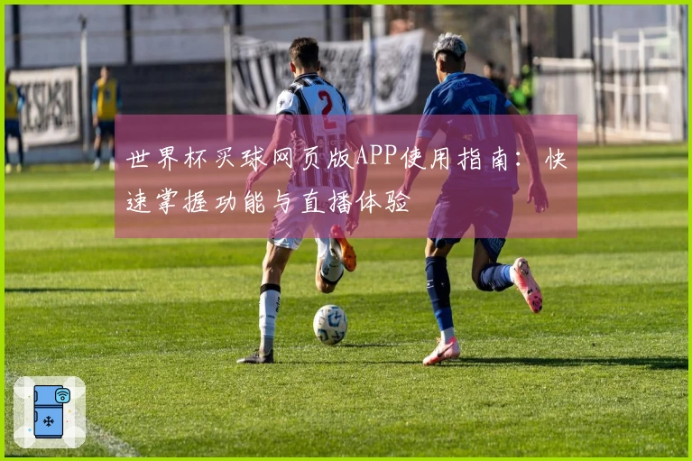 世界杯买球网页版APP使用指南：快速掌握功能与直播体验